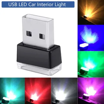 

Mini Multicolour LED germicida Light Car Interior Light Neon Atmosphere Ambient Lamp обезораживание воздуха #GH