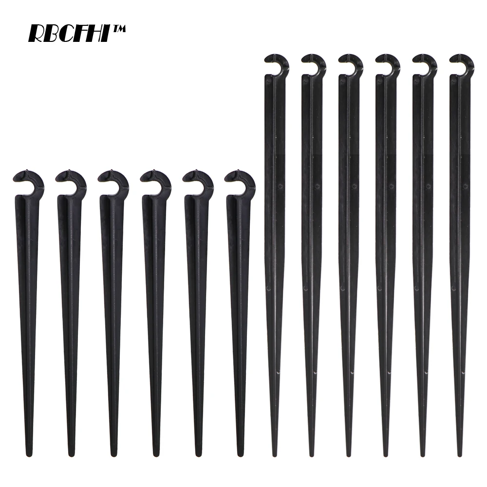 RBCFHI 50-1000PCS Garden 1/4 Hose 11cm 20cm C Shape Fixed Stems Holder Bracket 4/7mm