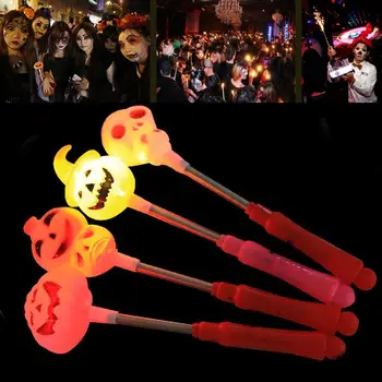 

LED Halloween Glowing Flashing Hand Sticks Party Festival Prop Tricky Joke Toy