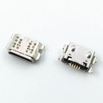 

100pcs Micro USB 5Pin Jack Connector socket Data charging port tail plug For Samsung Galaxy A01 A015 A015F/DS Mini USB Jack