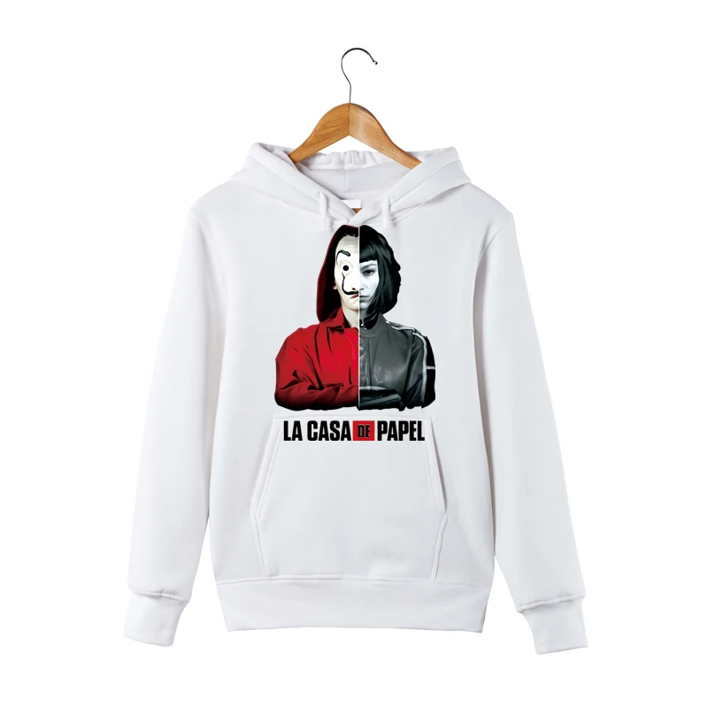 La Casa De Papel Толстовка Money Heist Dali Mask пуловер с капюшоном La Casa De Papel свитер с капюшоном для мужчин/женщин