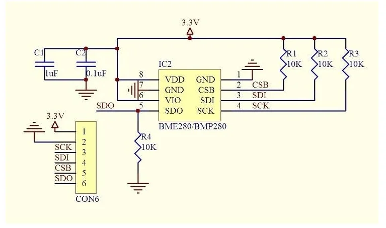 Iec/SPI BMP280 3,3 цифровой атмосферное давление датчик высоты Высокая точность атмосферный модуль для arduino GY-BMP180-3.3