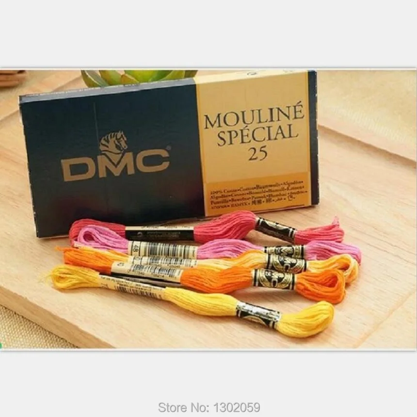 50 шт./лот выберите новый цвет от 01 до 35 DMC Вышивка крестом нить | Дом и сад