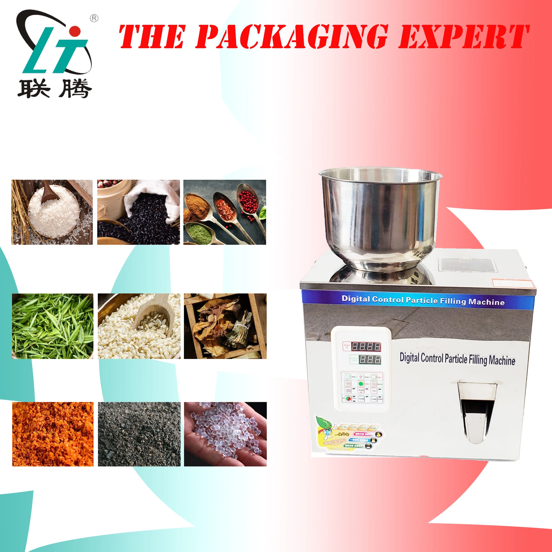 Automatic Scale Herb Filling And Weighing Machine Tea Leaf Powder Grain