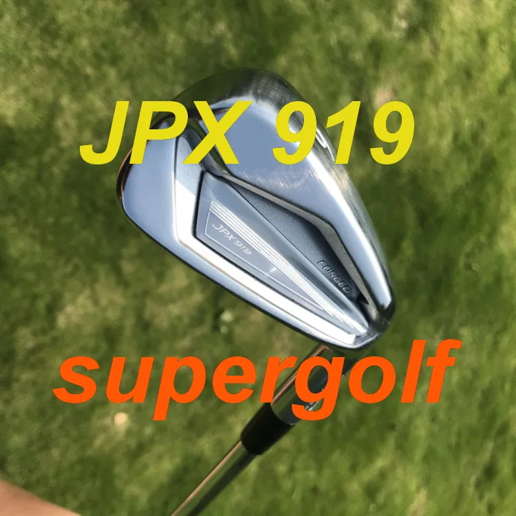 Новые утюги для гольфа AKIA JPX 919 набор утюгов(4 5 6 7 8 9 P G) с динамическим золотом S300 стальной вал 8 шт. JPX919 клюшки для гольфа
