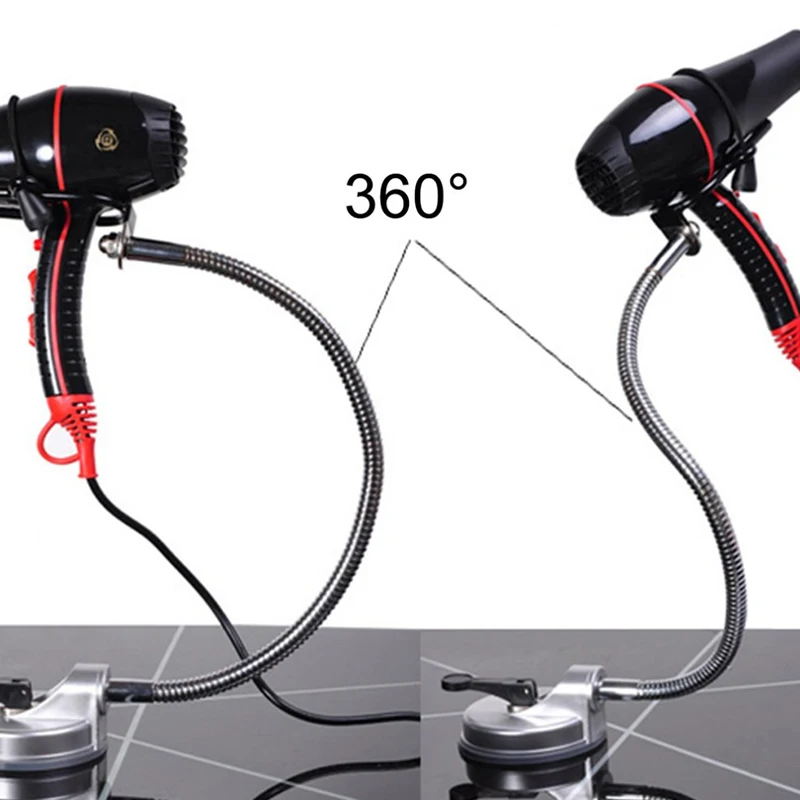 Держатель для фена Hands Free, вращающийся на 360 градусов, держатель для фена, подставка на присоске, кронштейн для ухода за домашними животными