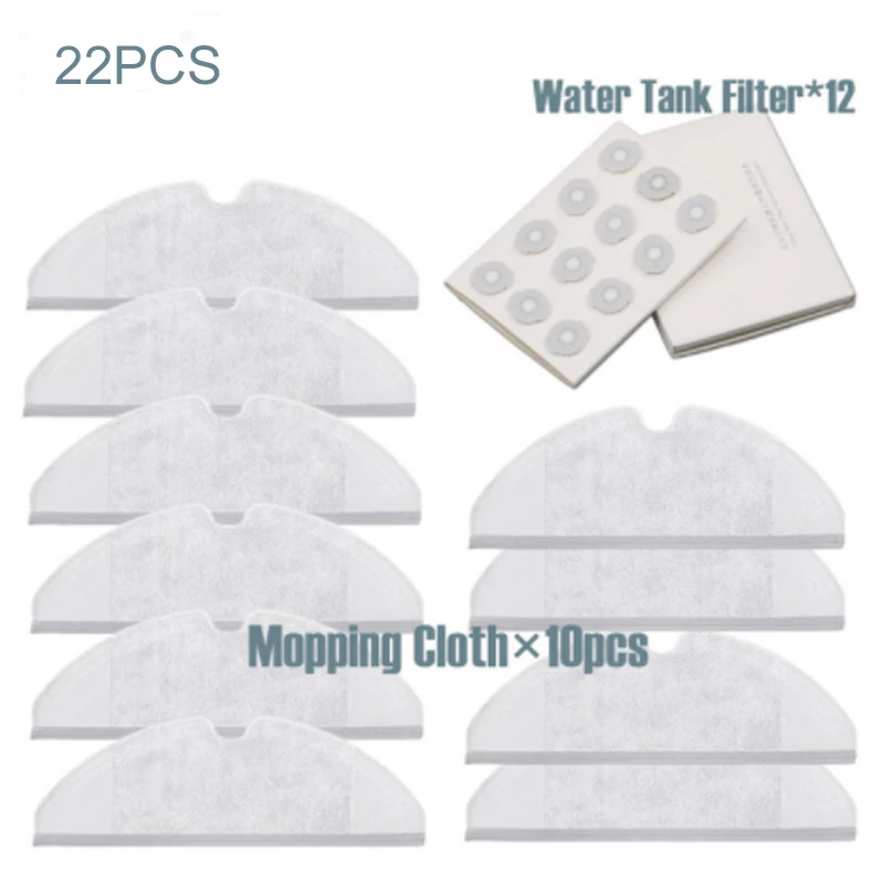 

set-Robot Vacuum Cleaner Cleaning Cloth Water Tank for Xiaomi Vacuum Cleaner 1/2 Roborock S50 S51 S55 Kit Parts