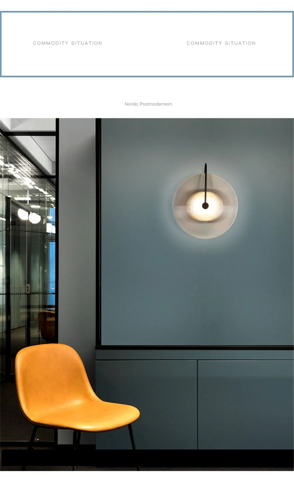 Nordic Design Modern LED Wall Lamp Loft Decor Sconce Wall Lights Iron Glass Bedroom Bedside Wall Light Home Lighting Luminaire (12)