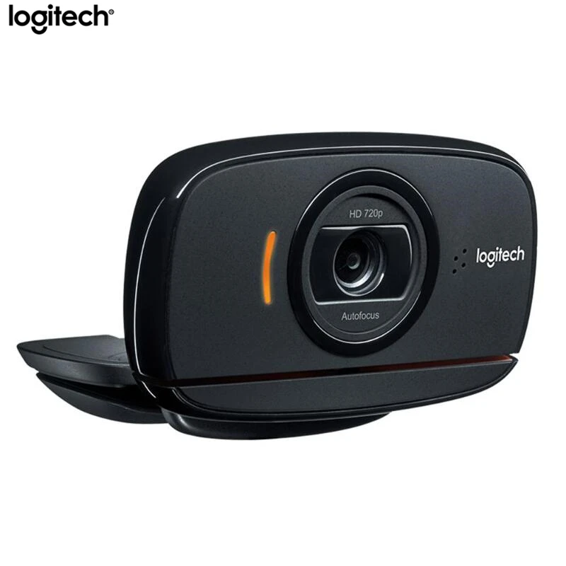 Веб камера Logitech B525 HD портативная вращающаяся на 360 градусов 720p 8 Мп с автофокусом