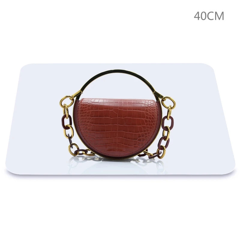 Photography Display Board Acrylic Reflective Display Table Background Board For Desktop photography Black White Double Sides 20cm/ 30cm/ 39cm