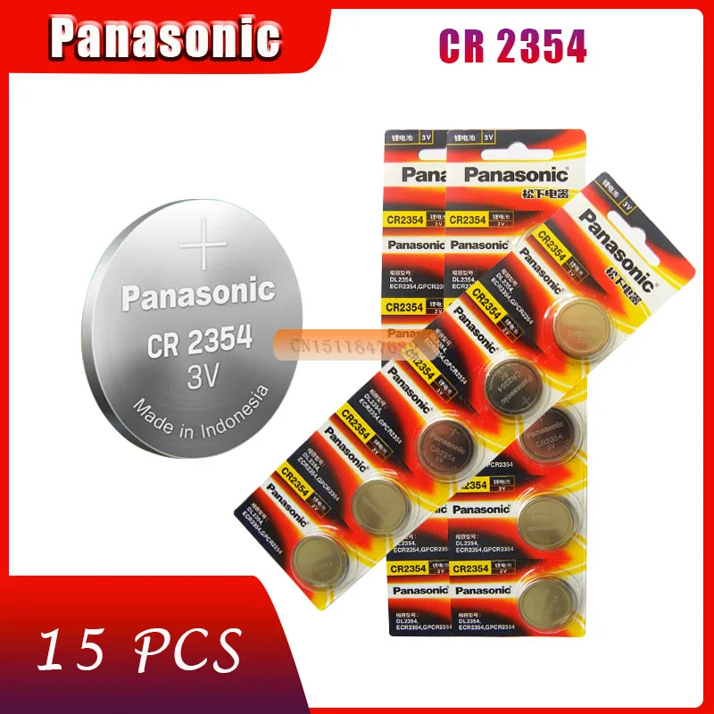 15PCS/LOT Original Panasonic CR2354 23MM*5.4MM Button Cell Batteries