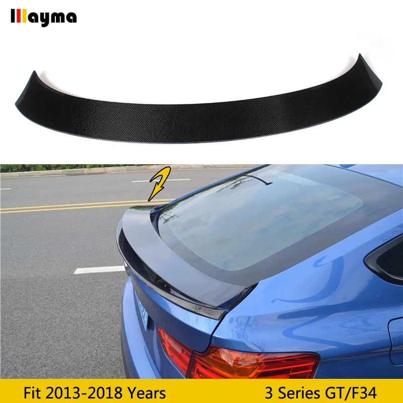 OEM style Carbon fiber rear trunk spoiler For BMW 3 series GT 320i 328i