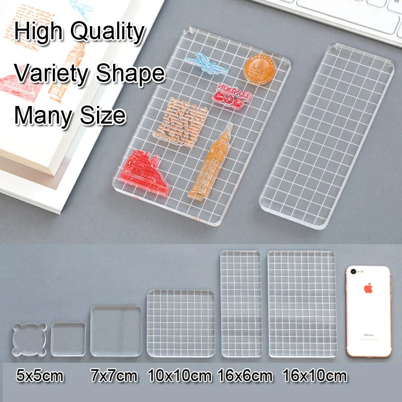 Acrylic Block For Clear Stamp Essential Stamping Tools For Scrapbooking