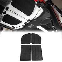 2 двери/4 двери Автомобильная крыша термозвук изоляция хлопок комплект для Jeep Wrangler JL Ткань Оксфорд жемчуг Хлопок аксессуары для интерьера