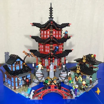 

2150 pcs king 89009 Temple of Airjitzu Ninja Thunder bricks ninjagoes series building blocks toys for kids friends gifts