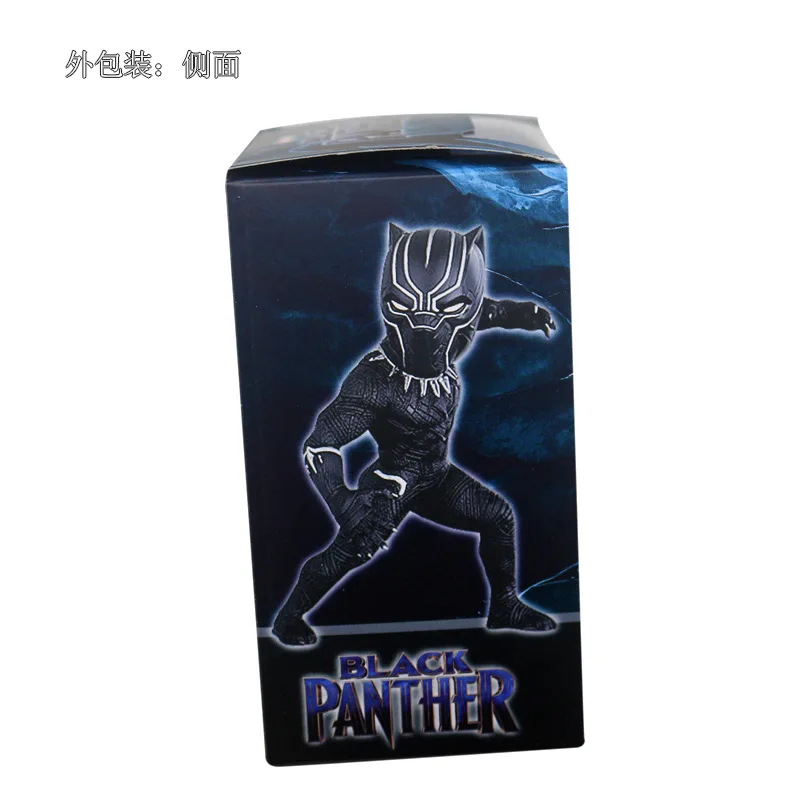 Черная модель пантера Marvel Cute Garage Kit Infinite War аниме украшение Подарочная игрушка