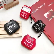 Для Airpods Pro Чехол jordan силиконовый чехол для Airpods чехол милый Funda Coque беспроводные наушники аксессуары роскошный аниме № 23