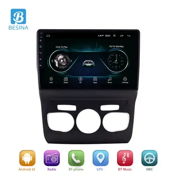

Besina 2 Din Car Radio Android 10.0 Car DVD Player For Citroen C4L 2013 2014 2015-2017 Multimedia GPS Navigation Stereo WIFI