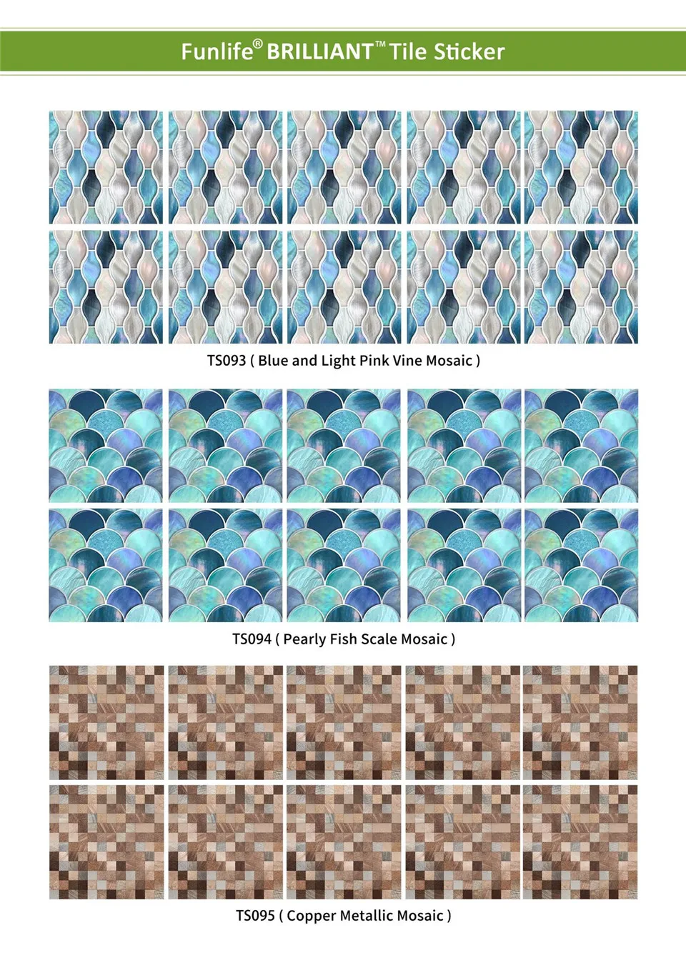 Hafc7e2ad66d54f33b34c0907c85e229cS Tile Stickers for Home & Kitchen | Waterproof | 10pcs/Set