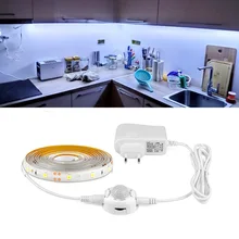 12 В Датчик полосы 1 м 2 м 3 м 4 м 5 м датчик движения светодиодный кухонный светильник для шкафа ночной спальни шкаф ЛЕСТНИЦЫ шкаф лампа 110 В 220 В