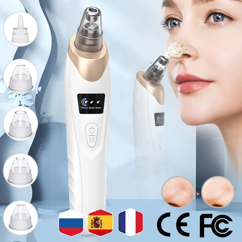 Blackhead Remover Face Deep Nose Cleaner T Zone Pore Acne Pimple Removal Vacuum Suction Facial Black head Beauty Clean Skin Too