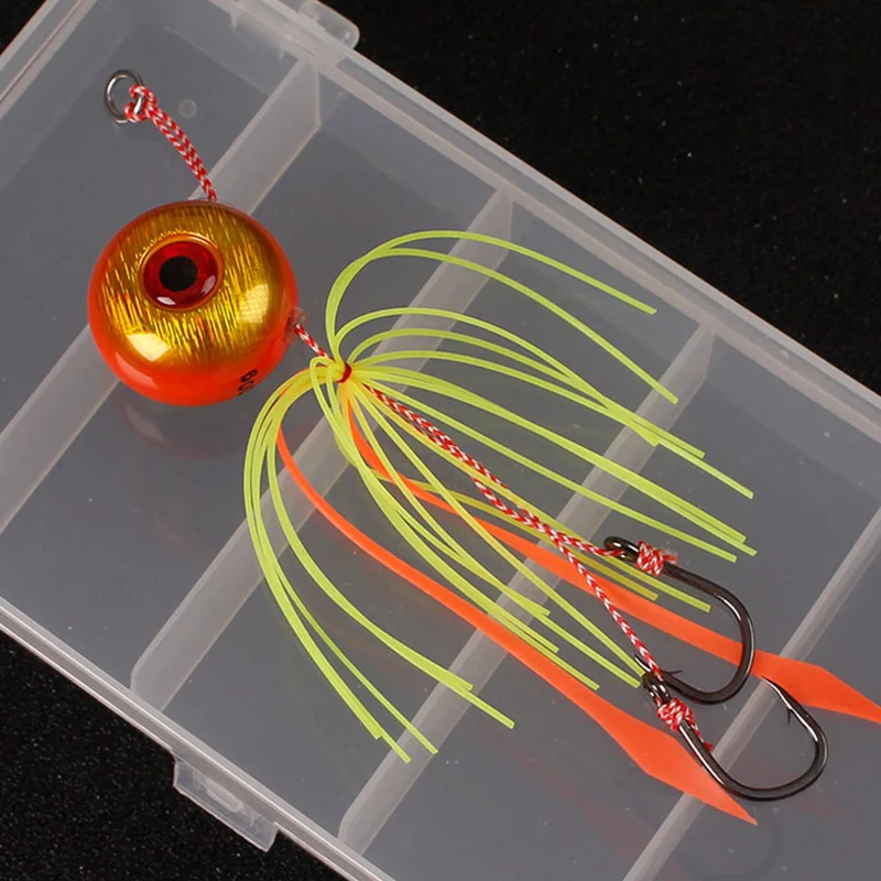 5 шт. в упаковке 60 г 150 Tai Rubbers Kabura Slider Jig Madai Sinker Lead Jigging морская приманка Red Snapper