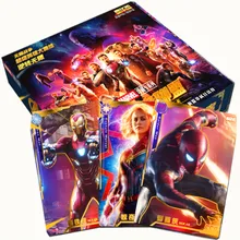 100 шт Мстители конечная битва SSR карта SR редкая карта полная звезда 10 Звезда Флеш карта Коллекционная карта