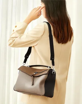 

Women's Leather Bags New Style Non-Mainstream Simple Fashion Bag Korean Style Shoulder Bag