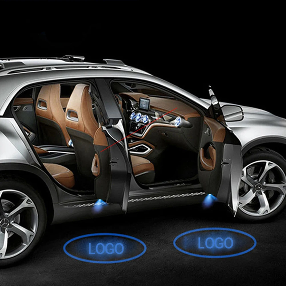 4,5 V Автомобильная дверь Беспроводная Совместимость светодиодный проектор свет для BMW