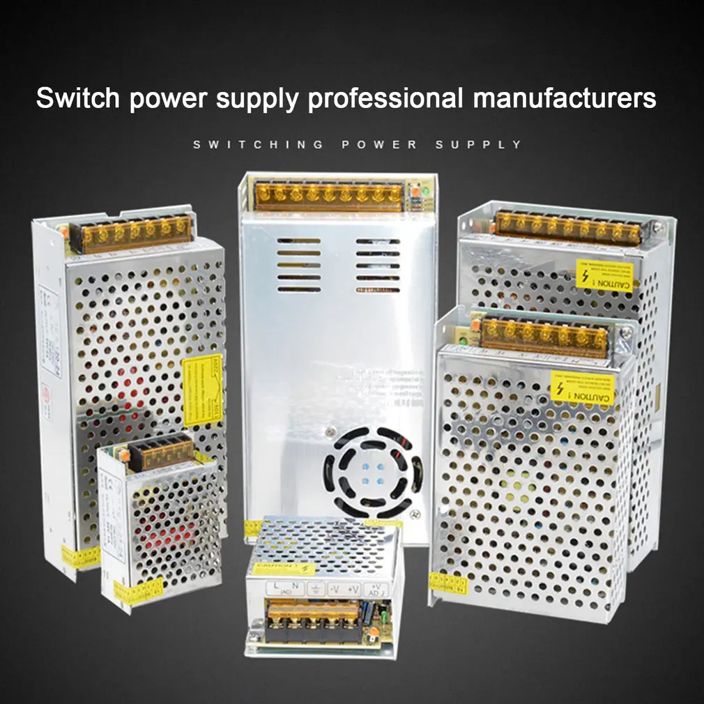

Switching Power Supply DC12V 1A 1.25A 2A 2.5A 3A 3.2A 4.2A 5A 6A AC 220V to DC 12 Volts AC-DC 12V for 12V LED Strip