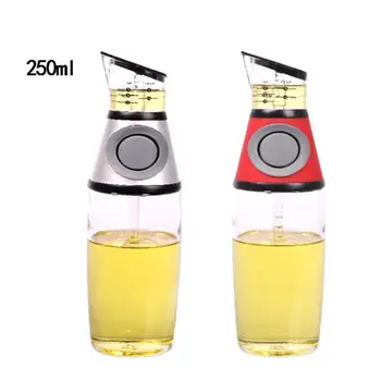 

250 ML Non-Drip Oil Bottle Kitchenware Kitchen Glass Olive Oil Vinegar Dispenser Pour Bottle Bottle Kitchen Leakproof Tableware