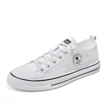 

2020 New Skate Shoes For Men Comfortable Adult Brand Sneakers Leather Men Skateboard Shoes White Skateboarding Training Shoes