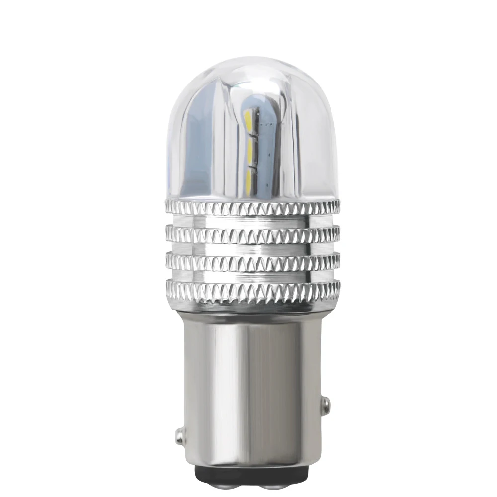 

2Pcs Car LED S25 1157-3030-6SMD Strobe Flash Light Daytime Running Light Turning Light Reversing Light
