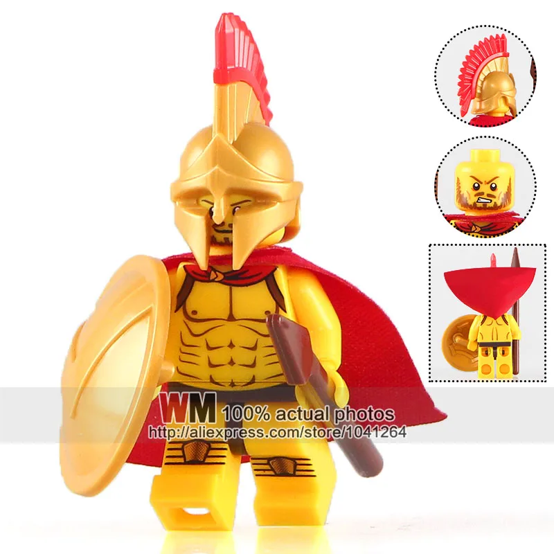 

WM Building Blocks 20pcs/lot XH647 Rome Commander Medieval Knights Super Hero Toys Children Gifts X0164