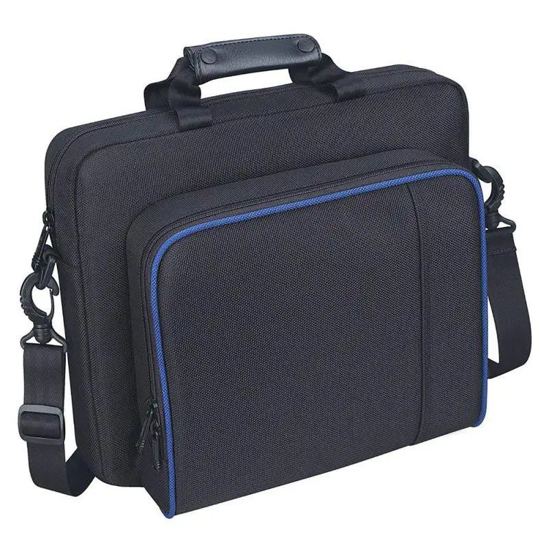 

Outdoor PS Game Console Receiving Backpack One Shoulder VR Storage Organizer Bag Pouch Data Wire Hiking Camping Bag