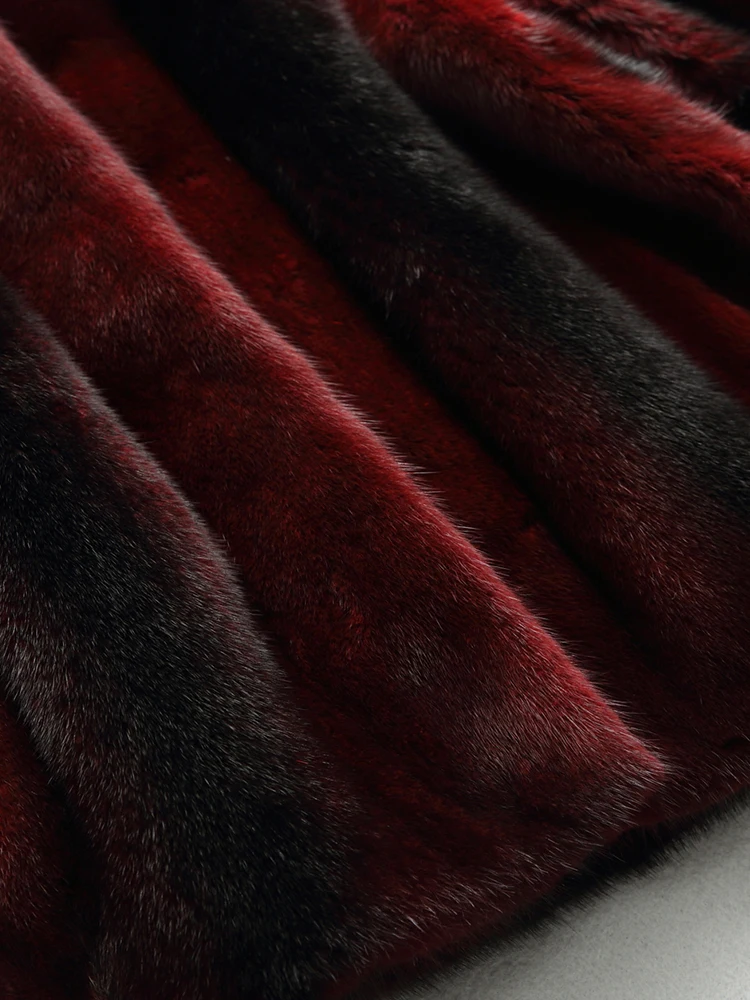 inverno новая полностью из норки шуба curto alero de Диаманте moda generoso de vison casaco de pele das mulheres