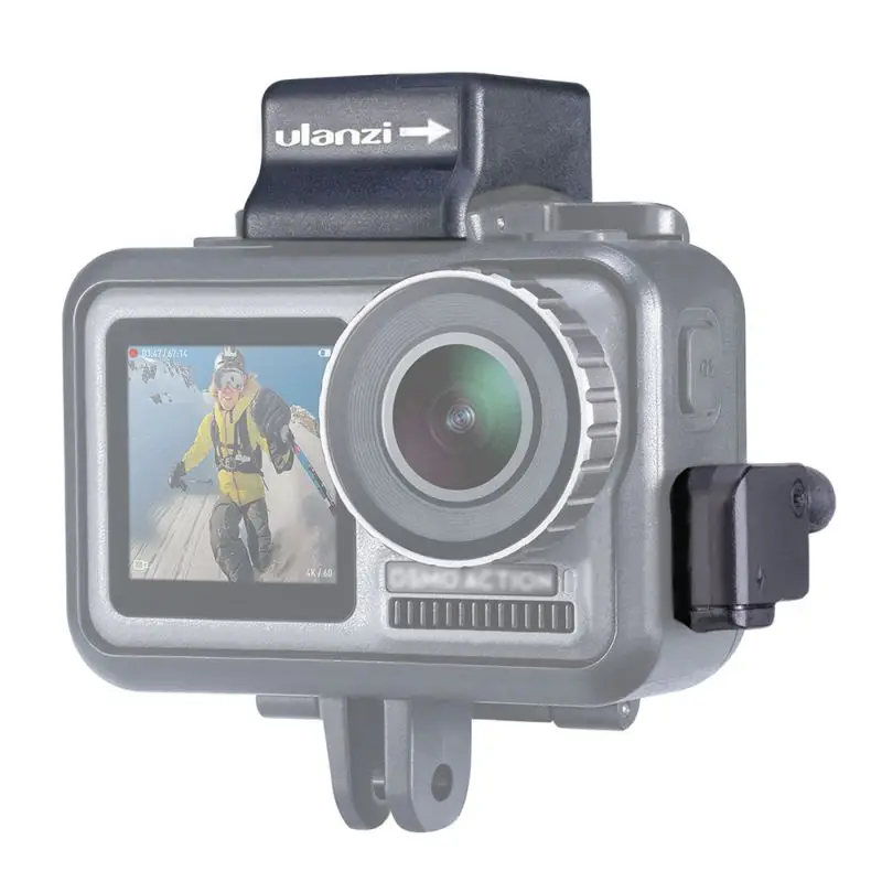 Горячий аудио адаптер для CYNOVA для DJI Osmo действие Микрофон внешний 3,5 мм крепление для микрофона разъем TRS для DJI Osmo A