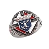 Unisex 316L Stainless Steel Knights of Columbus Christianity Catholicism K of C Cross Skull Ring 1