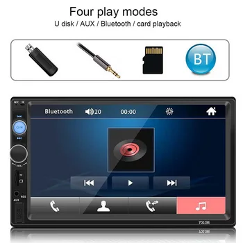 

Universal Multimedia Double-Din Car Multimedia Player 7Inch Player Mp5 Touch Screen With Bluetooth Phone Charging