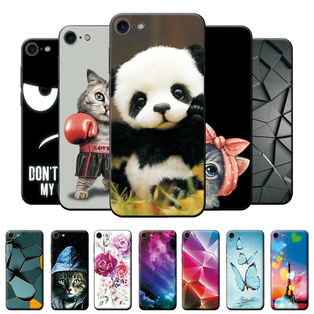 Per Iphone 8 Plus Custodia Protettiva Per Telefono Custodia Per Iphone 5 6 7 8 Cover Posteriore Per Cartoni Animati Per Iphone Se 5S 6S Custodia Morbi