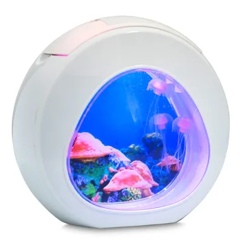 

Night Light LED Discoloration Electronic Jellyfish Aquarium Night Light Relaxation Xinqite Valentine's Day Gift
