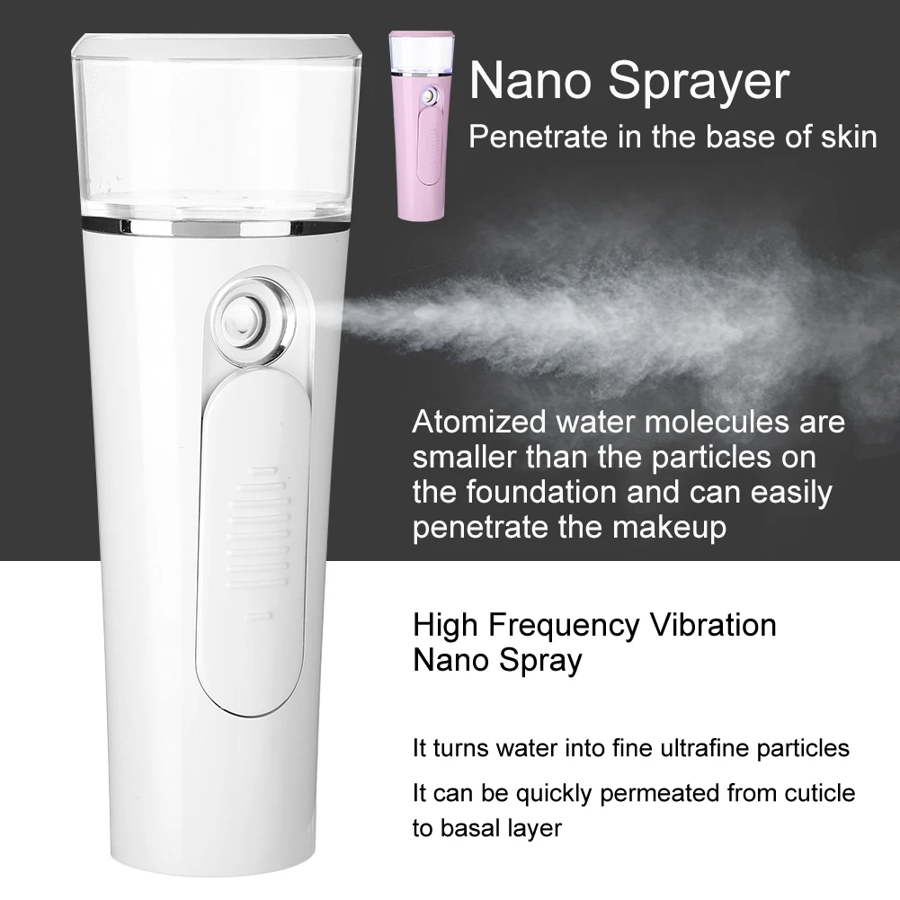 

26ml Nano Facial Mist Spray Portable Face Moisturizing Atomization Sprayer