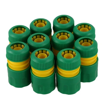 

NEW-10Pcs 1/2 inch Hose Garden Tap Water Hose Pipe Connector Quick Connect Adapter Fitting Watering
