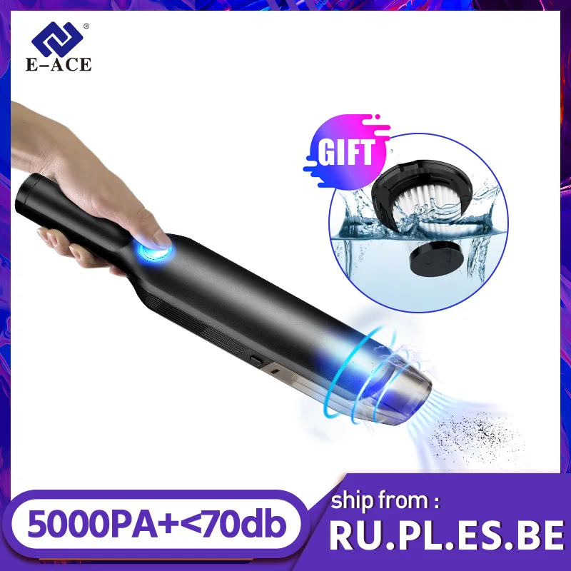 Портативный ручной автомобильный мини пылесос E ACE M11 4000 ПА 5000 Па|Пылесос| |