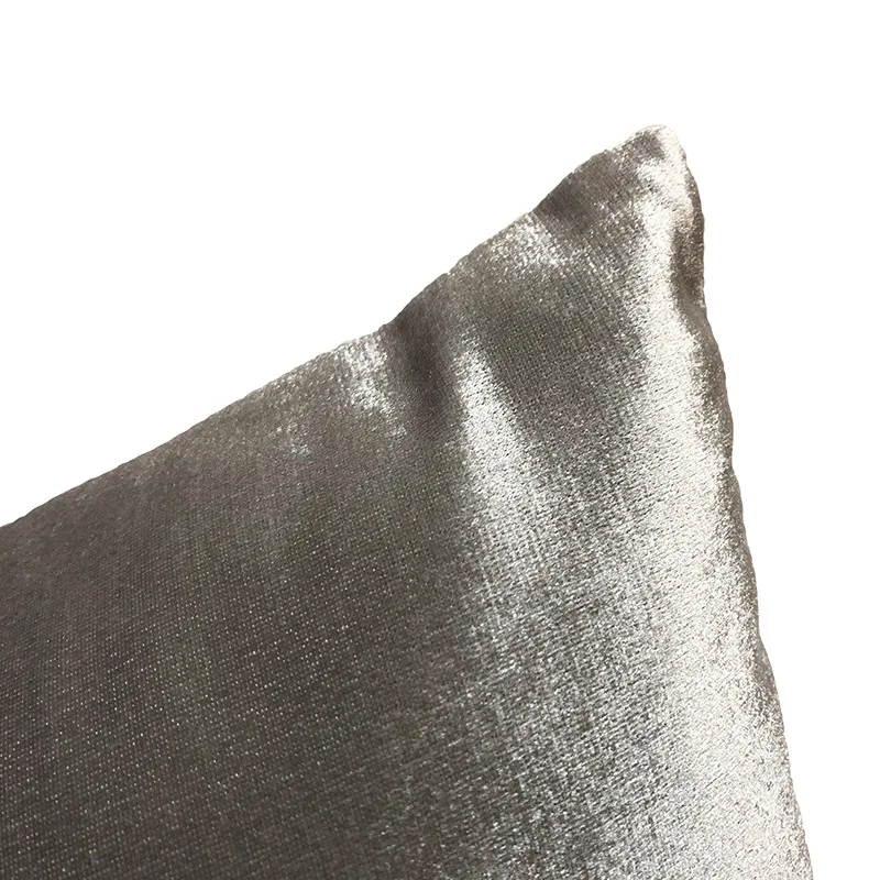 Bubble Kiss Simple Cushion Cover Nordic Gold Silver Bright Velvet Cushion Cover Home Living Room Sofa Office Square Pillow Cover