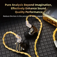 QKZ T1 Earphone Update Cable 3.5mm jack QDC 0.75mm Connector Wired Headphones For ZXN ZXT VK4 ZX2 ZAX2 KZ EDX ZSN Pro X TRN MT1 2