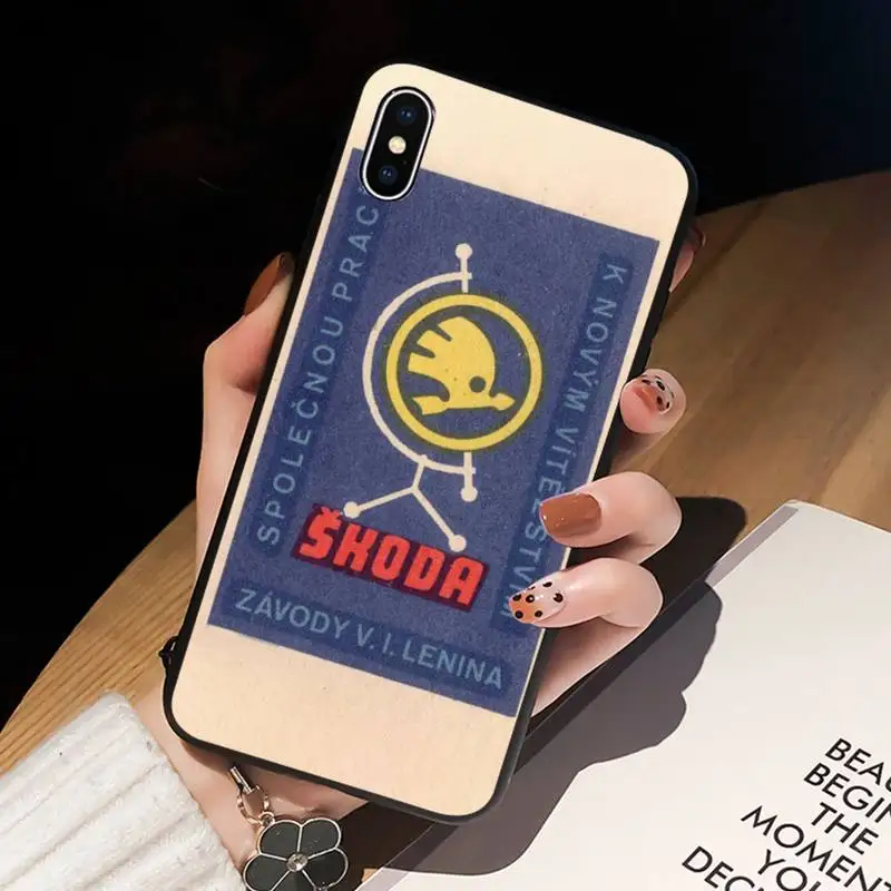 Skoda car Phone Case For iPhone 12 Mini 11 Pro XS Max X XR 7 8 Plus Soft TPU Back Cover phone cases for iphone 11 Pro Max 