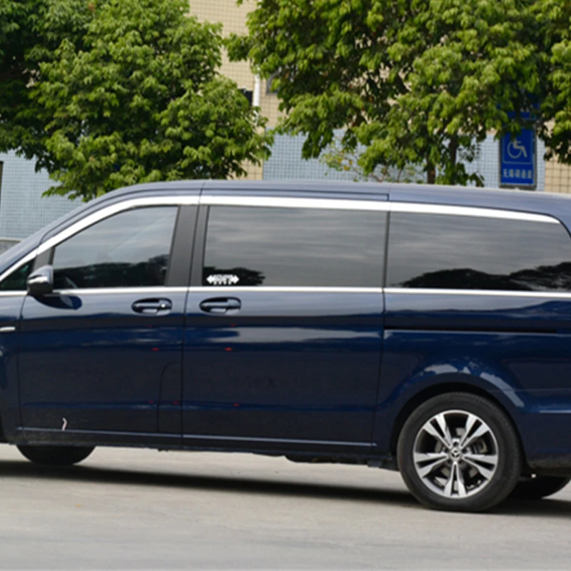 US $110.00 For Benz V Class V260 Vito Windows Visor 20162019 Year Plating Side Sun Rain Protection Body Kit Accessories 8pcs