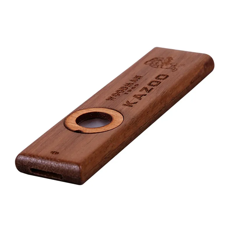 

Wooden Kazoo Adult Kids Educational Musical Instruments Accompaniment For Bass Ukulele Guitar Jazz Drum Kit