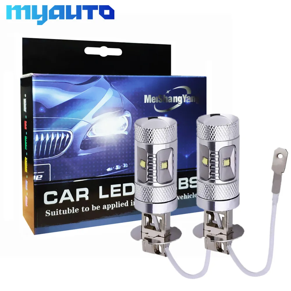2 шт. Автомобильные фары Cree светодиодный чип H3 5 светодиодные дальнего света